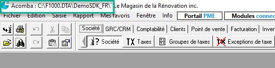 Accounting synchronization