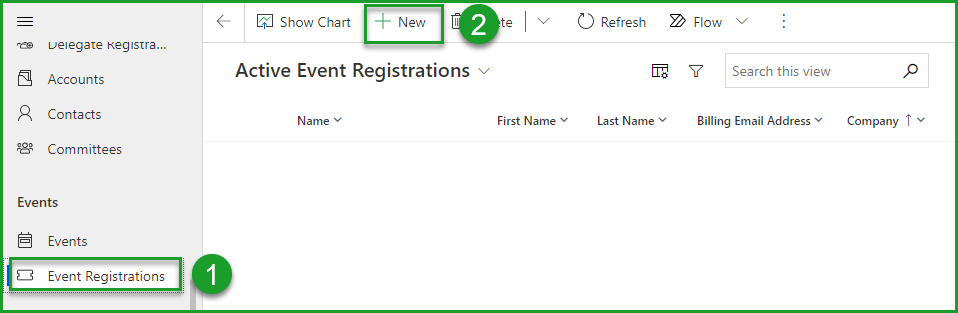 New Registration