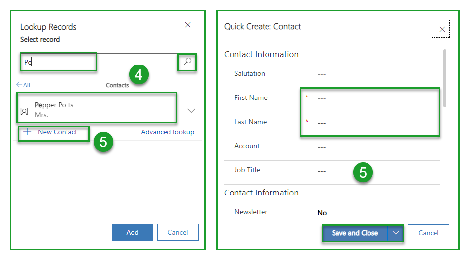 Select or Create New Delegate