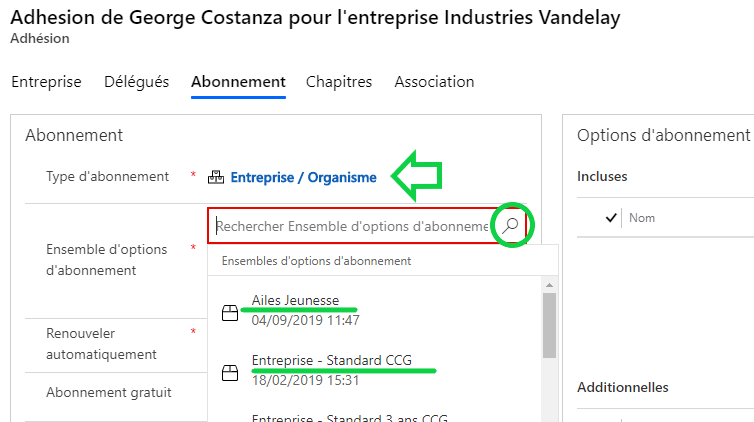 Add membership type and package