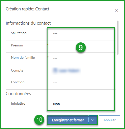 Créer Contact 2