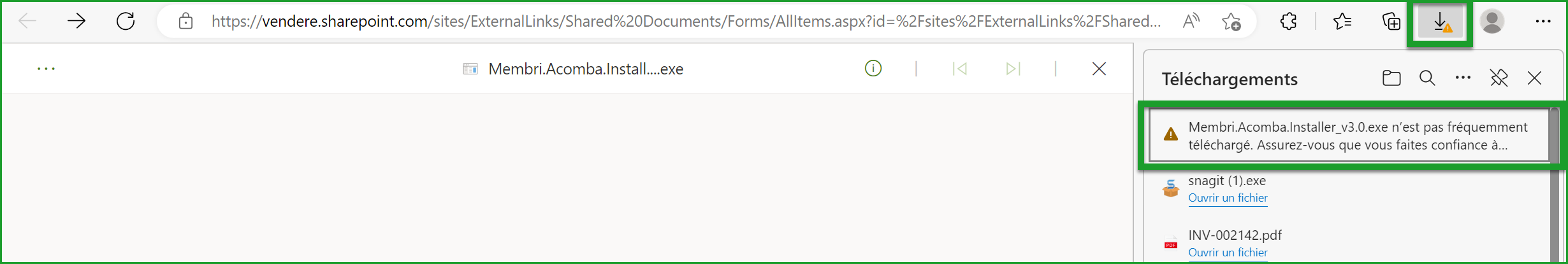 Synchronisation comptable