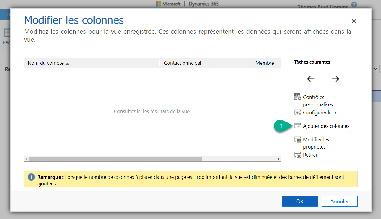 Ajouter des colonnes